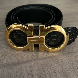 Authentic Ferragamo Croc Belt